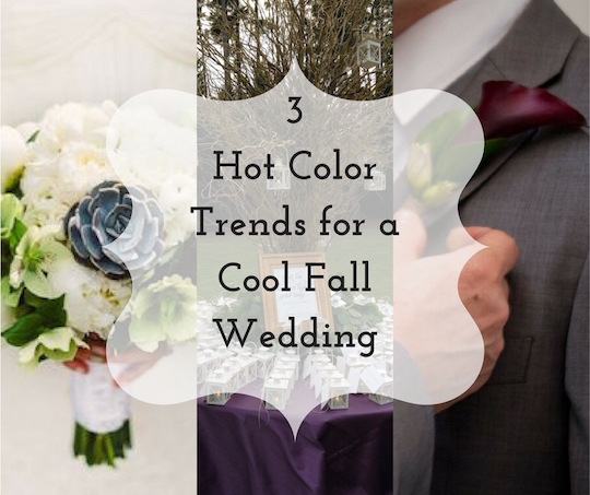 3 Fall Wedding Ideas | Legendary Events