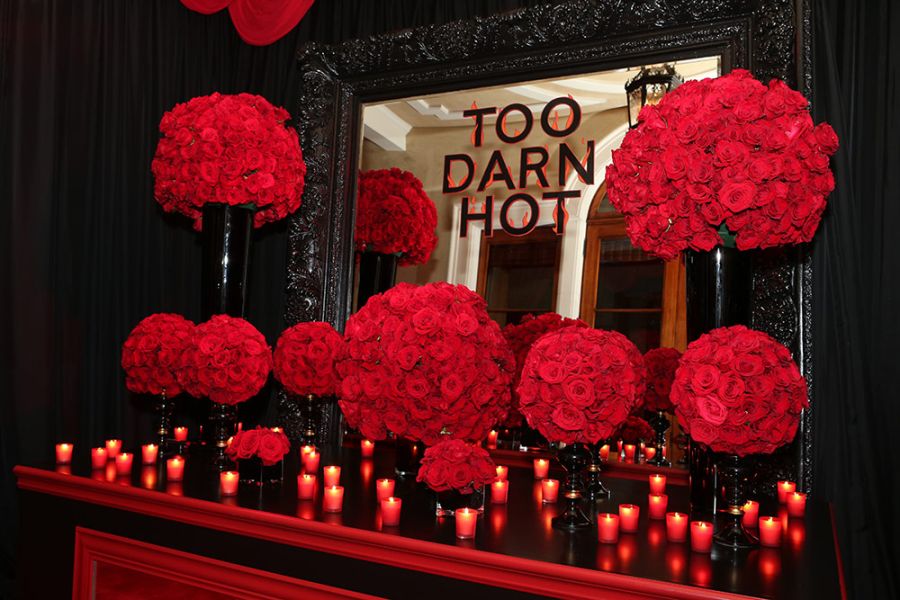 Flower Arrangements at Tyler Perry's Too Darn Hot Party Hosted By Legendary Events | Legendary Events